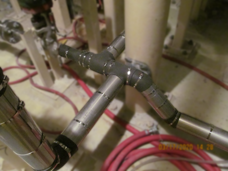 Permanent Pipe Shielding for DavisBesse Eichrom Technologies Inc