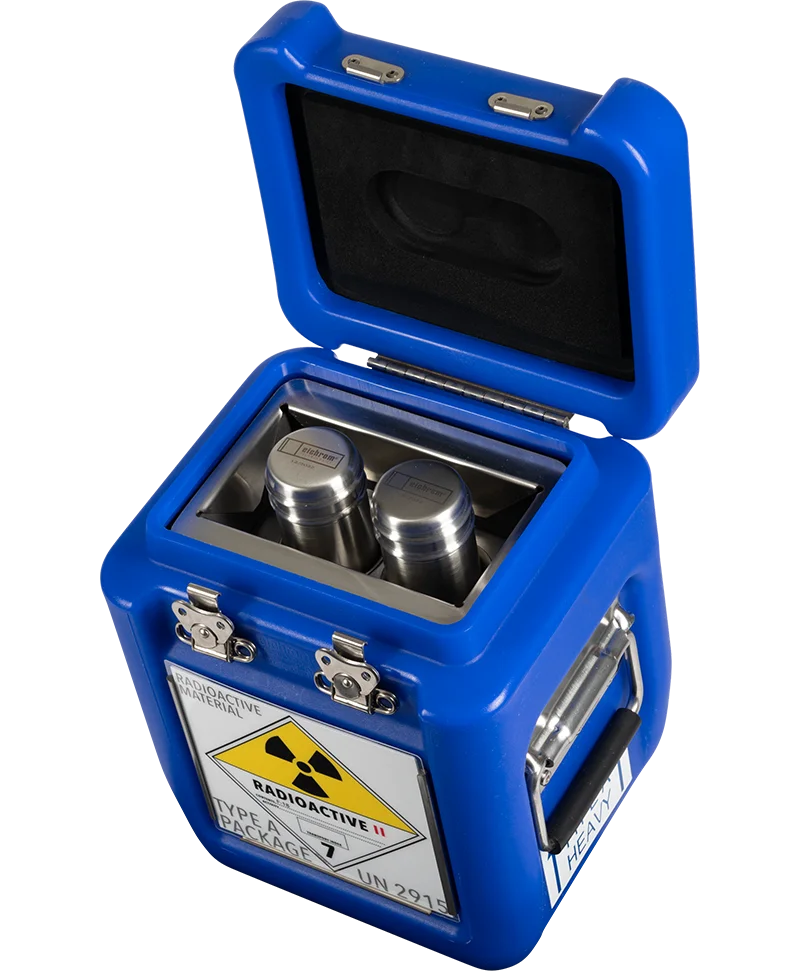 Eichrom PET Syringe Type A Shipping System.