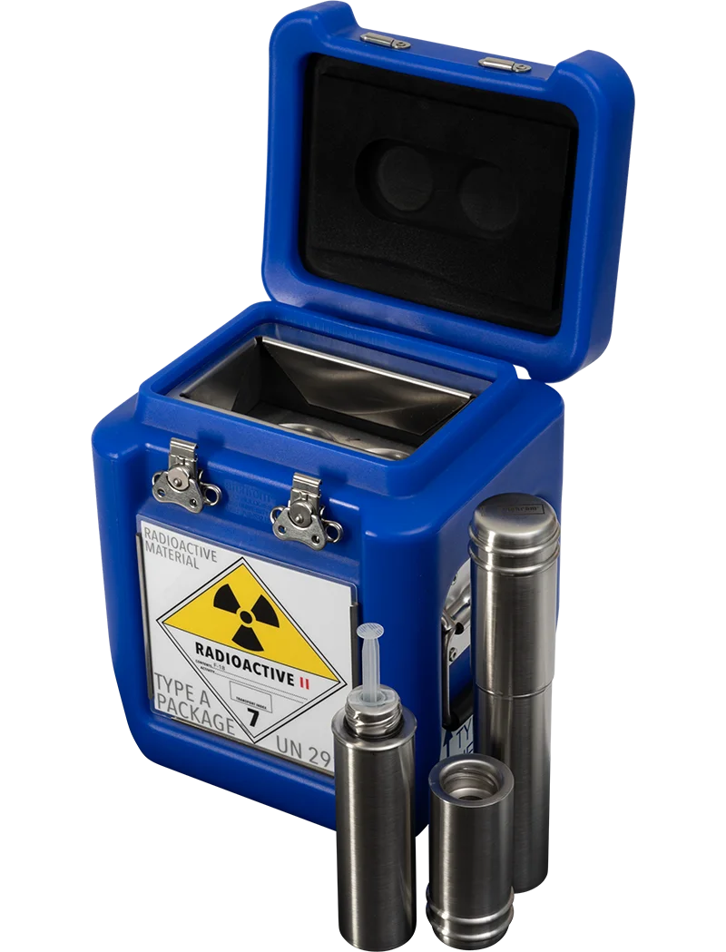 Eichrom PET Syringe Type A Shipping System.